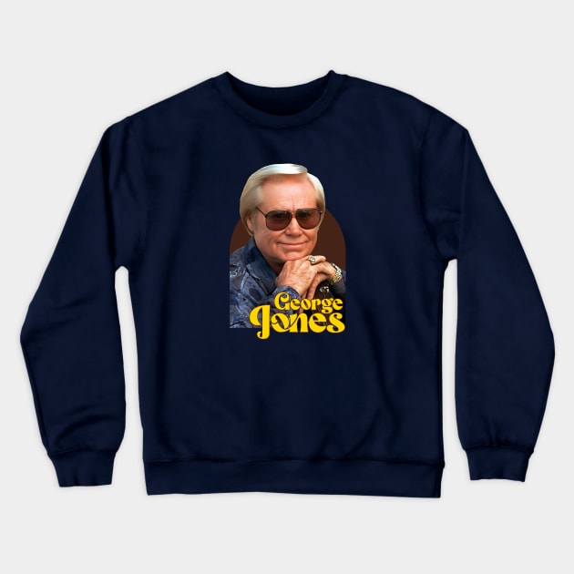 george jones Crewneck Sweatshirt by Untildaystory